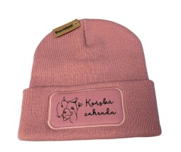 Zimní čepice - růžová